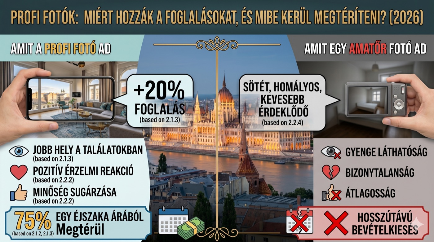 Profi fotók — miért hozzák a foglalásokat